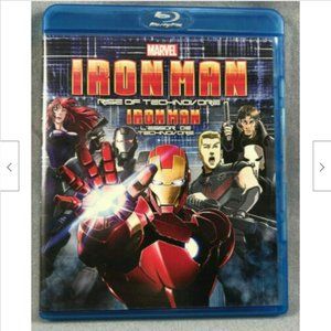 DVD Bluray Iron Man Rise Of Technovore Anime Marvel English French Spanish Japan